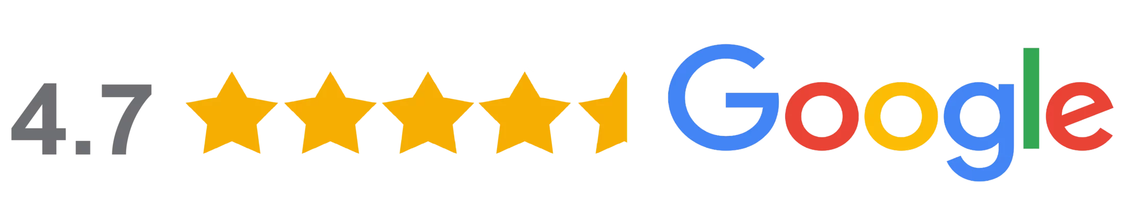 4.7 rating on Google reviews for Swoosh Finance cash loans