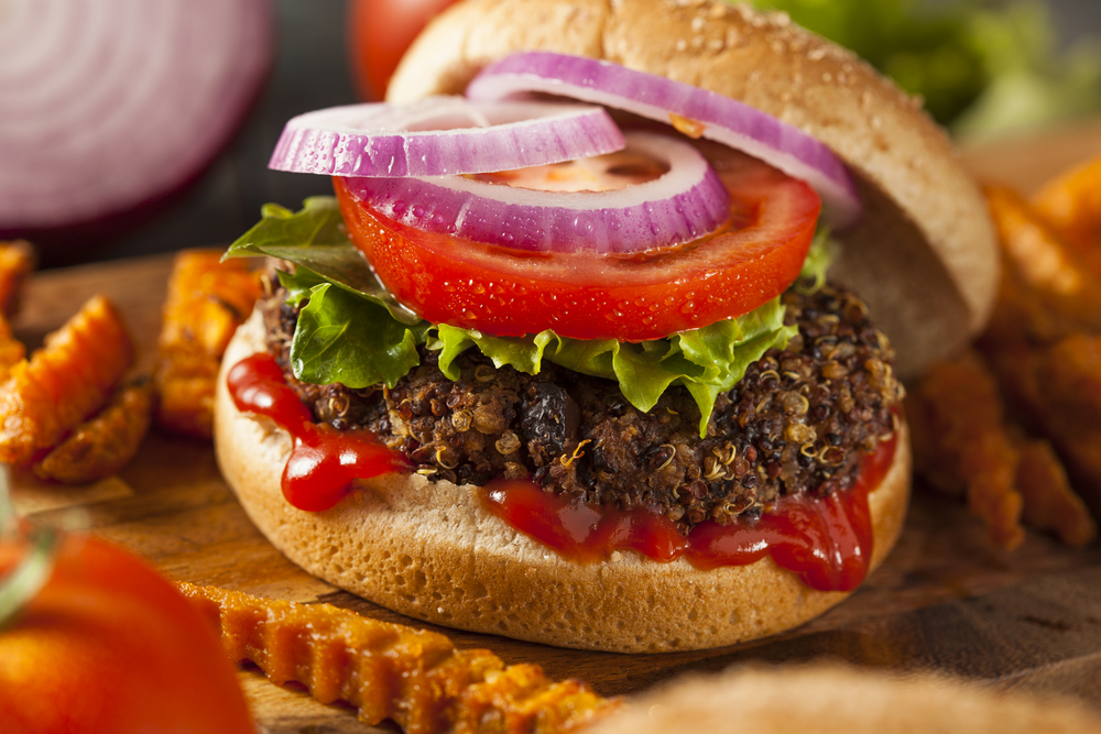 Easy black bean burger for work lunch | Swoosh Finance